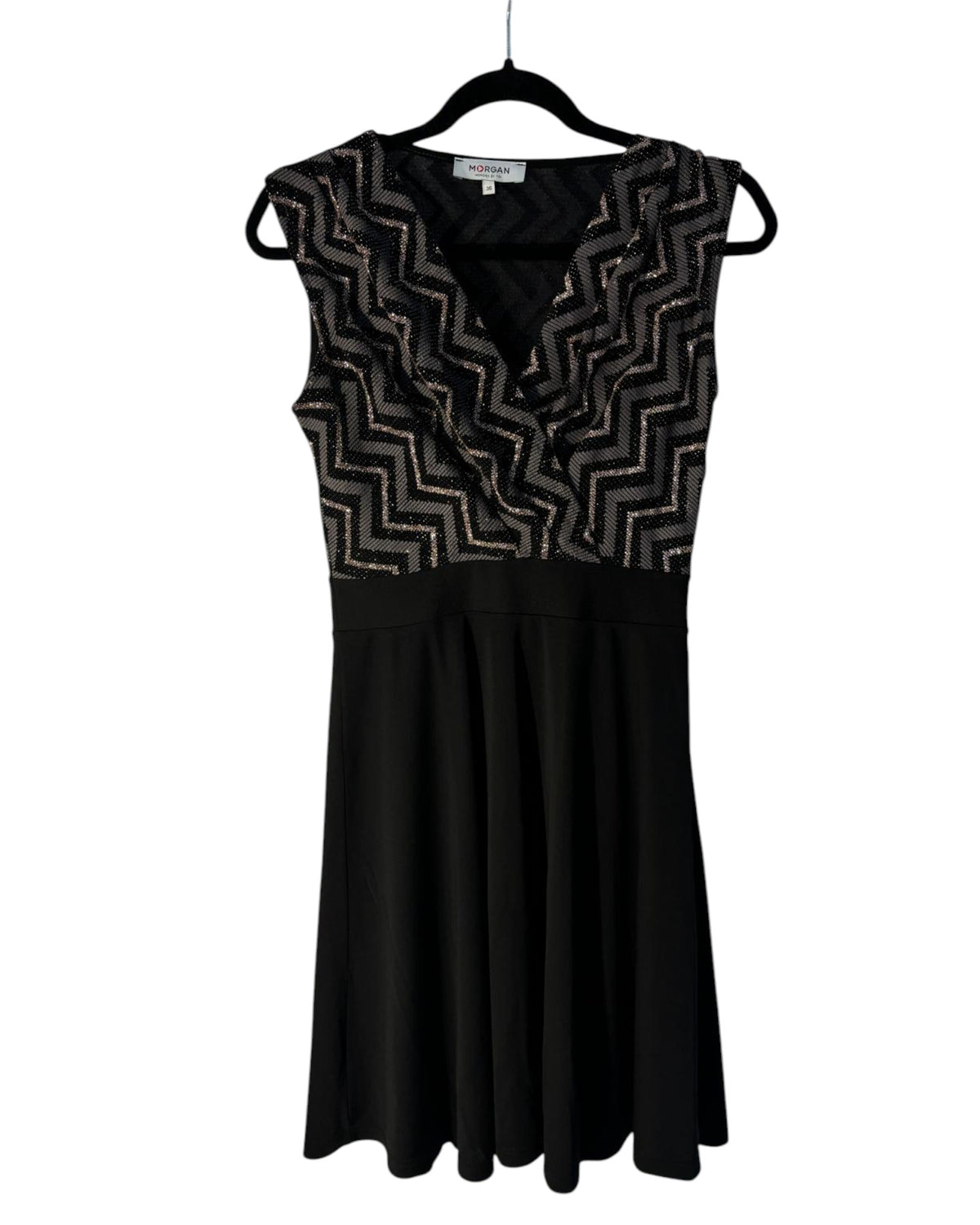 Robe distinguée Morgan noir – taille 36 – seconde main femme – photo 3