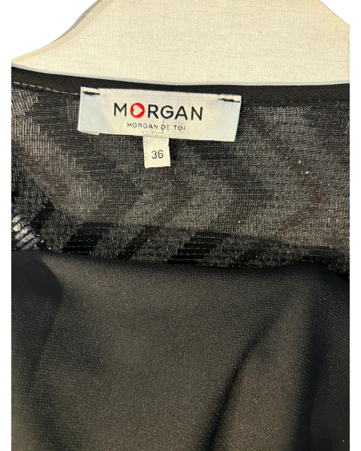 Robe distinguée Morgan noir – taille 36 – seconde main femme – photo 5