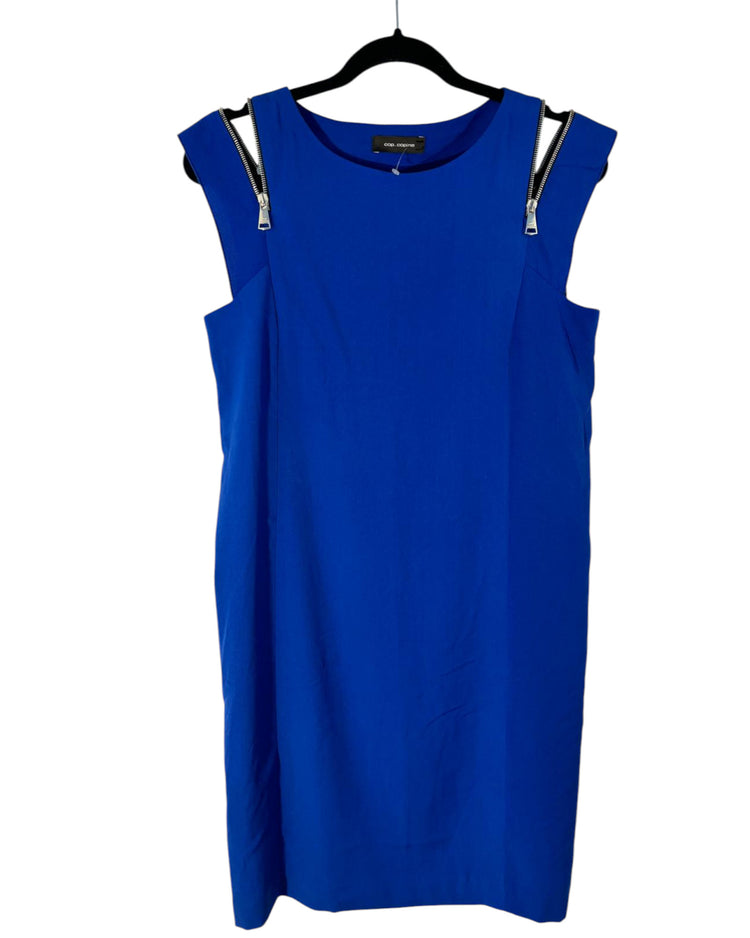 Robe Cop Copine bleu roi – taille S – seconde main femme – photo 3