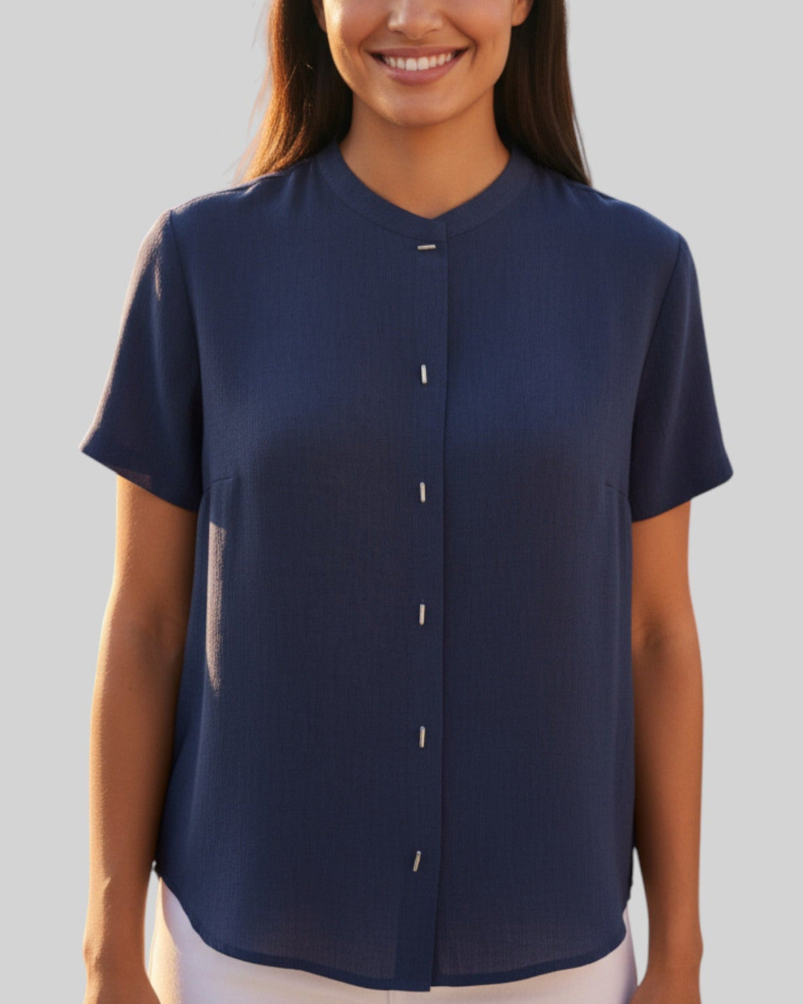 Haut Zapa violet et bleu – taille XL/L – seconde main femme