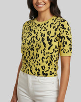 Haut Zara jaune et noir – taille S – seconde main femme