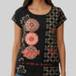 Haut marque desigual