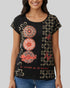 Haut desigual noir – taille M/S – seconde main femme