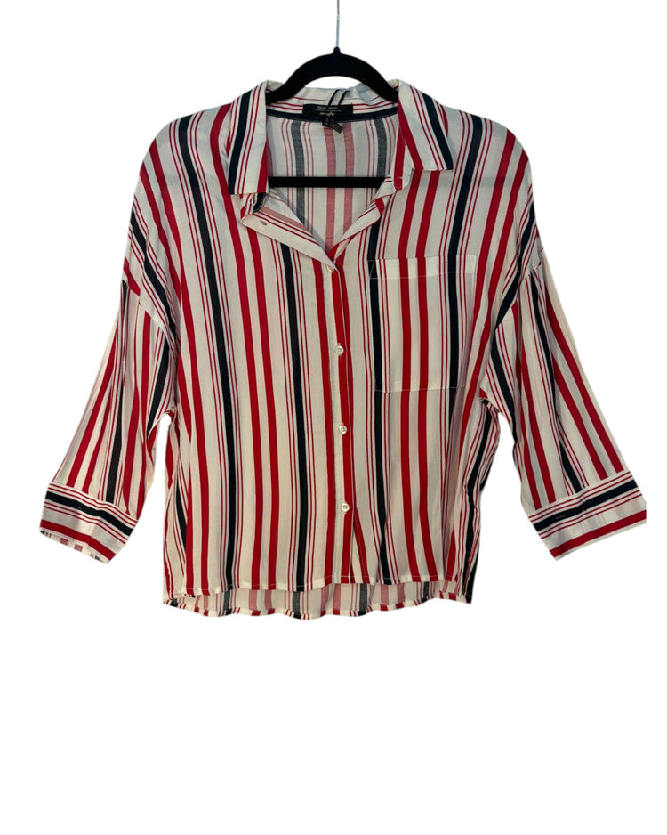 Chemise rayée Jennyfer – taille S – seconde main femme – photo 3