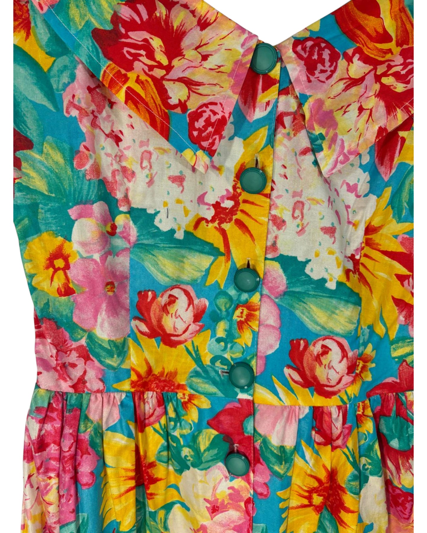 Robe fleurie vintage marque Burton