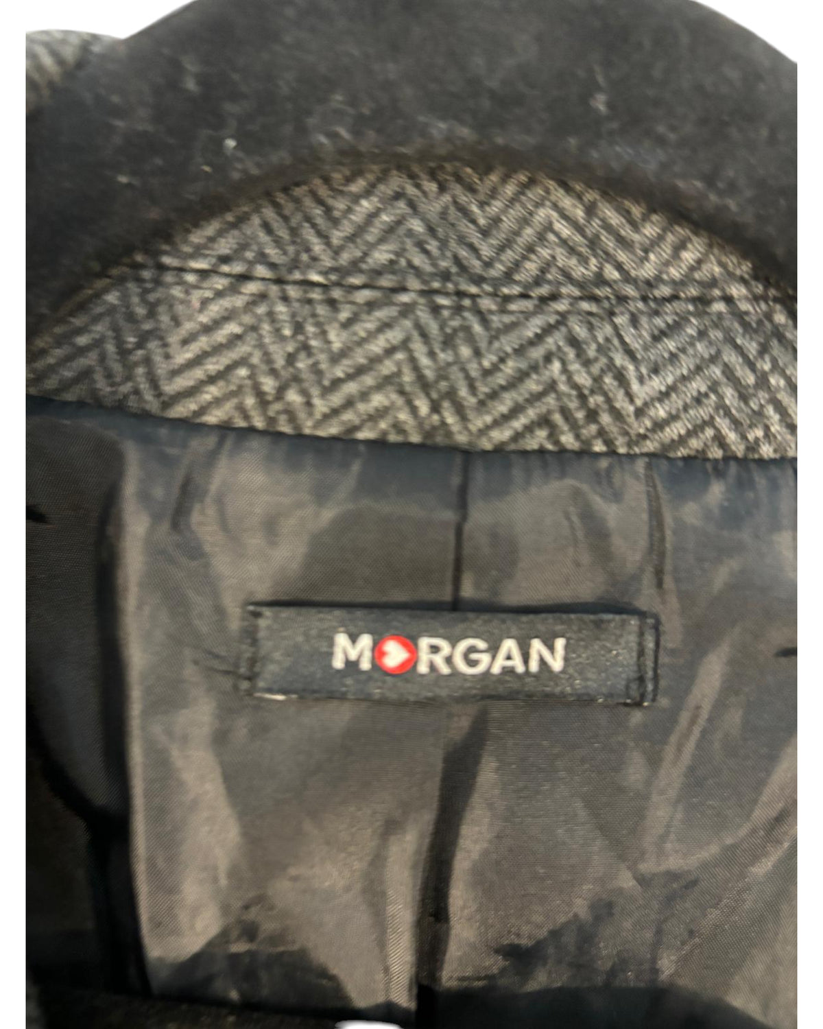 Blazer Morgan noir et gris – taille 36 – seconde main femme – photo 4