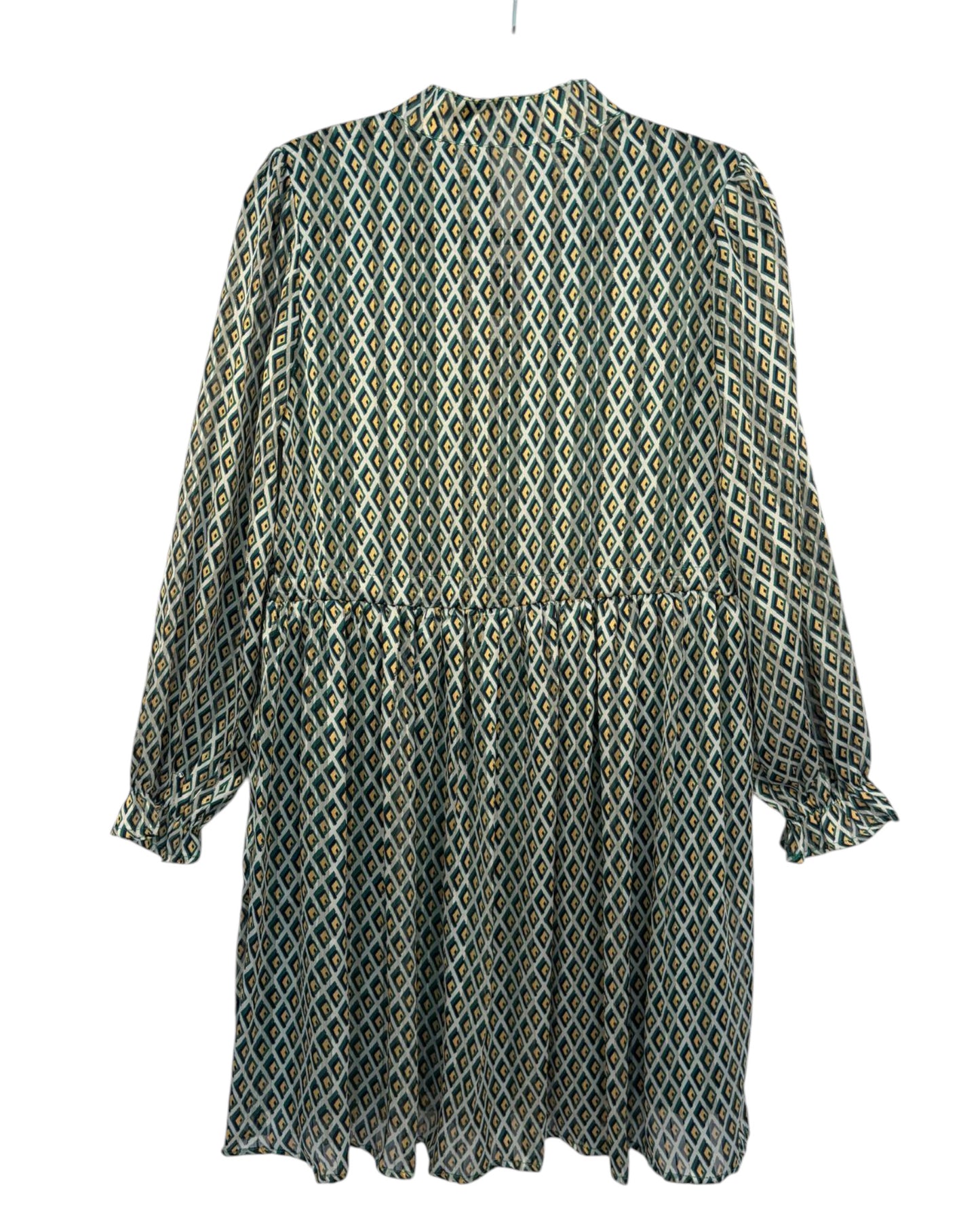 Robe courte imprimée Papillonne