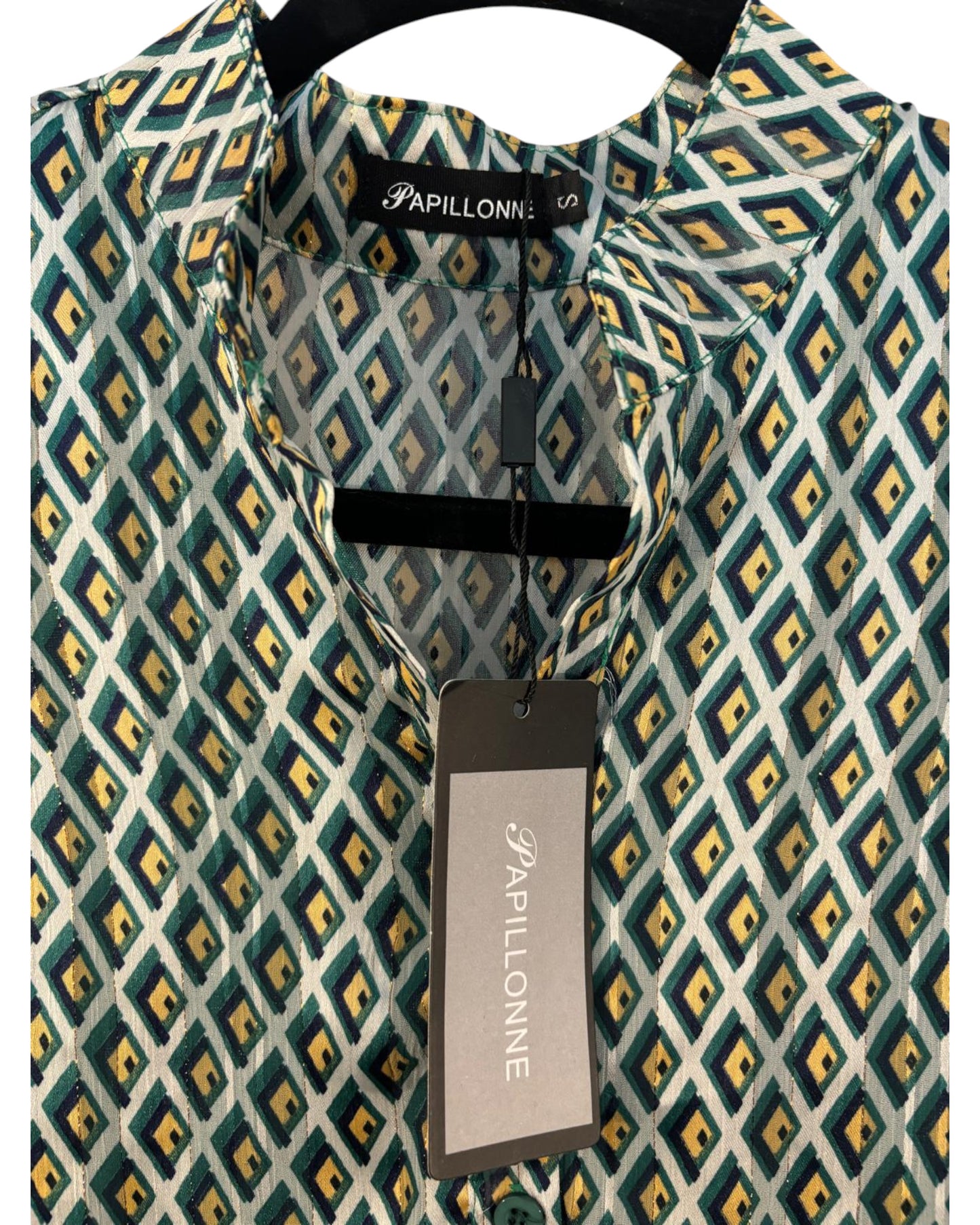 Robe courte imprimée Papillonne