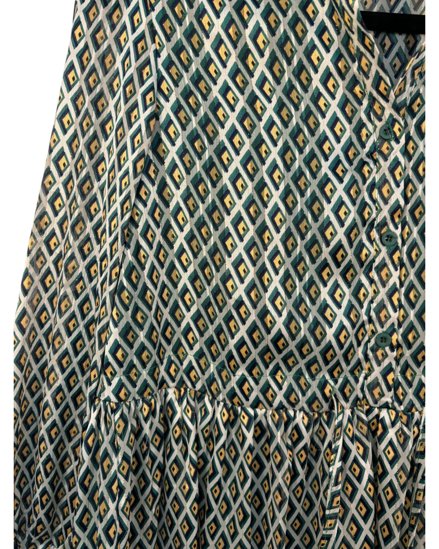 Robe courte imprimée Papillonne