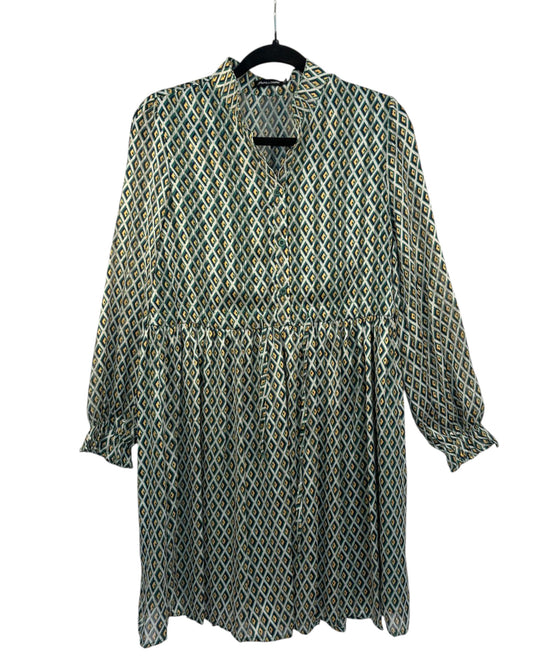 Robe courte imprimée Papillonne