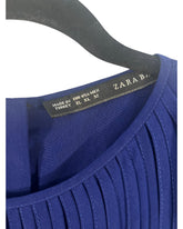 Robe à frange Zara bleu roi – taille XL – seconde main femme – photo 4