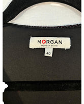 Robe de soirée Morgan noire et bordeaux – taille 38 – seconde main femme – photo 4