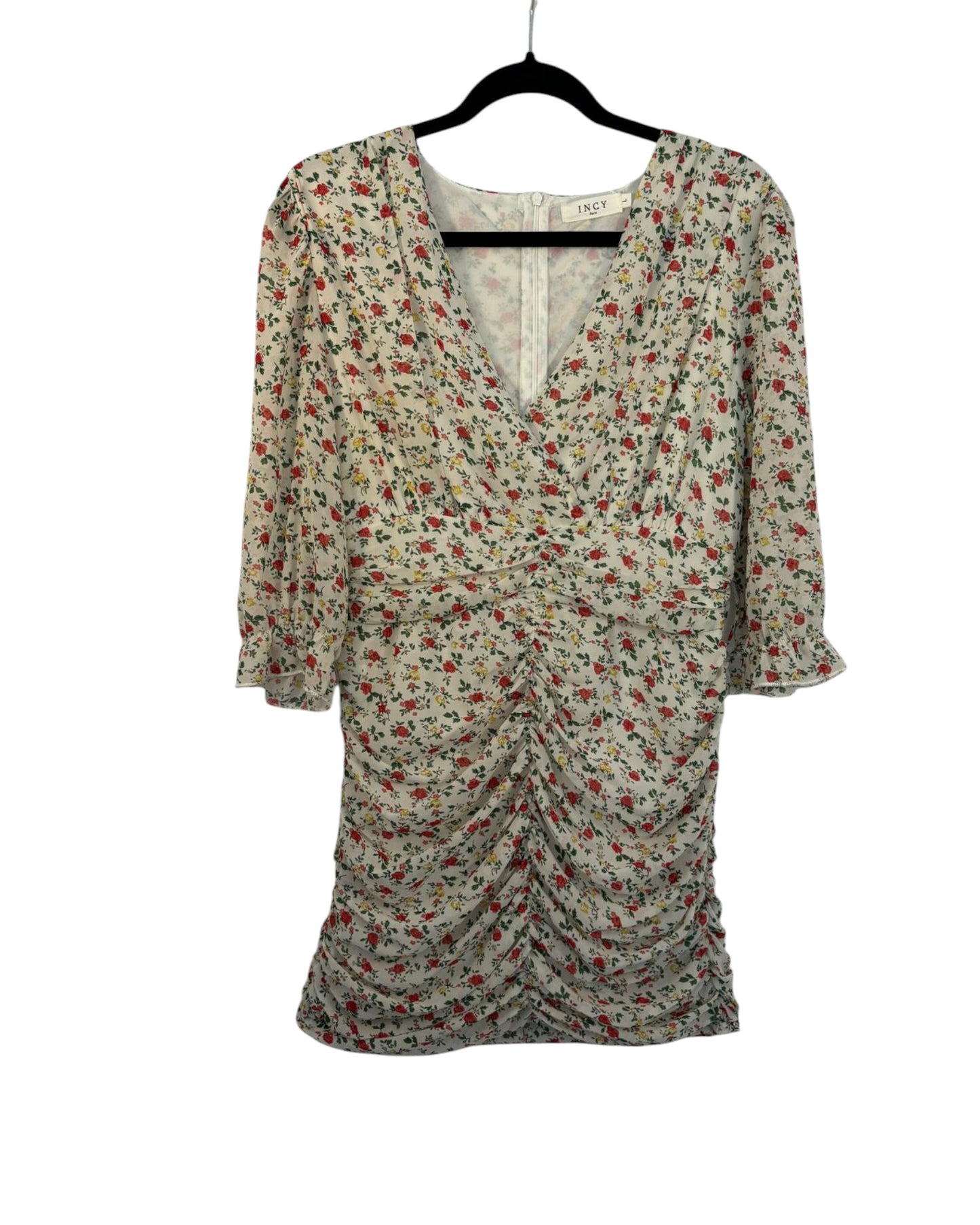 Robe plissée fleuri Incy Paris