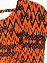Haut Sandro orange et noir – taille S – seconde main femme – photo 4