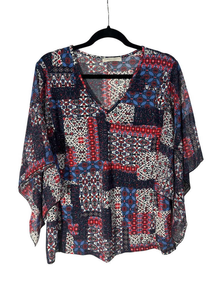 Haut Armand thierry gris et noir – taille XL – seconde main femme – photo 3