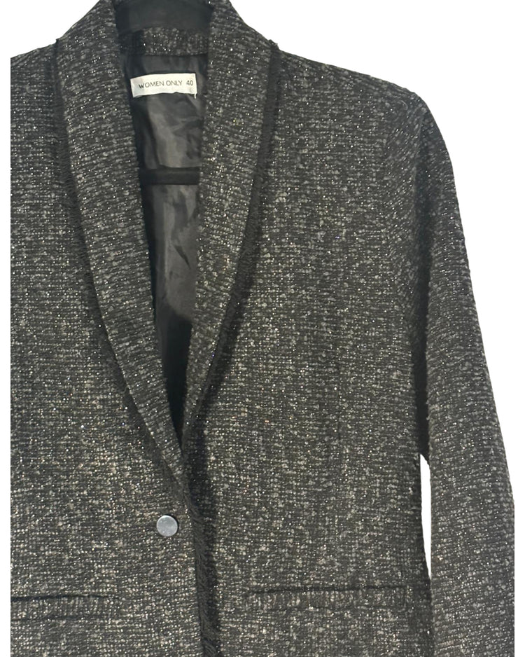 Veste Only noir et pailleté – taille 40 – seconde main femme – photo 4