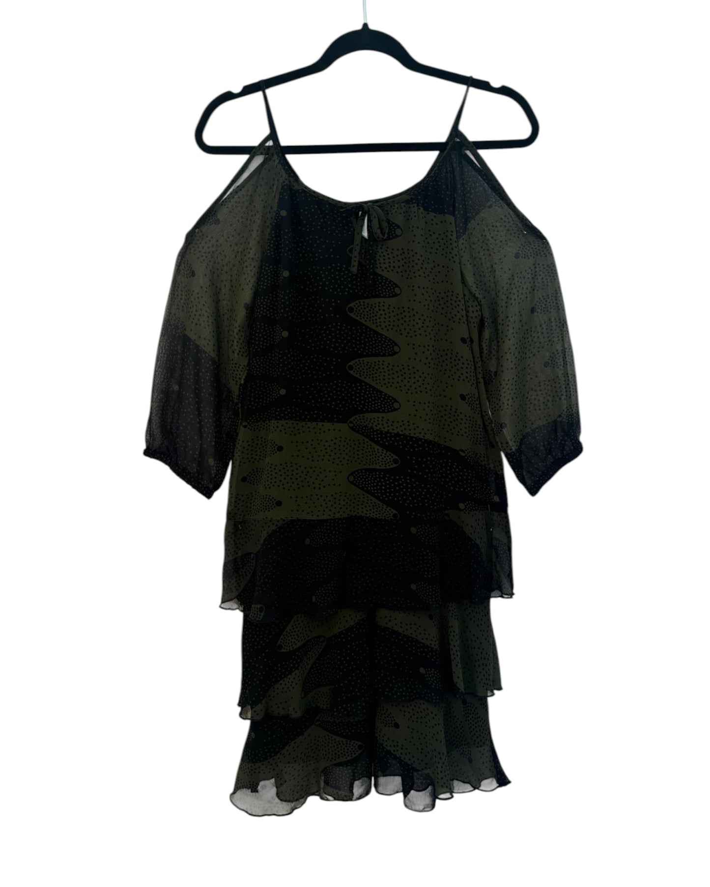 Robe épaule dénudée marque Blanche porte