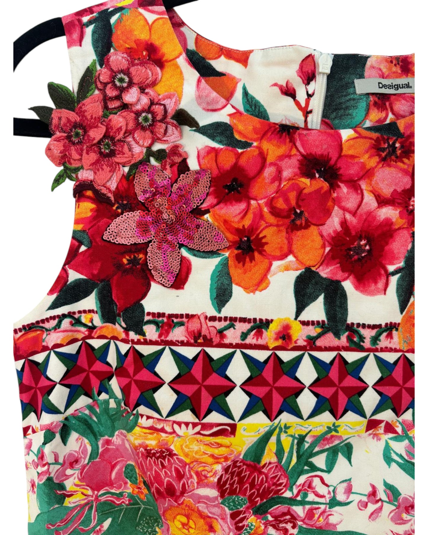 Robe florale vintage