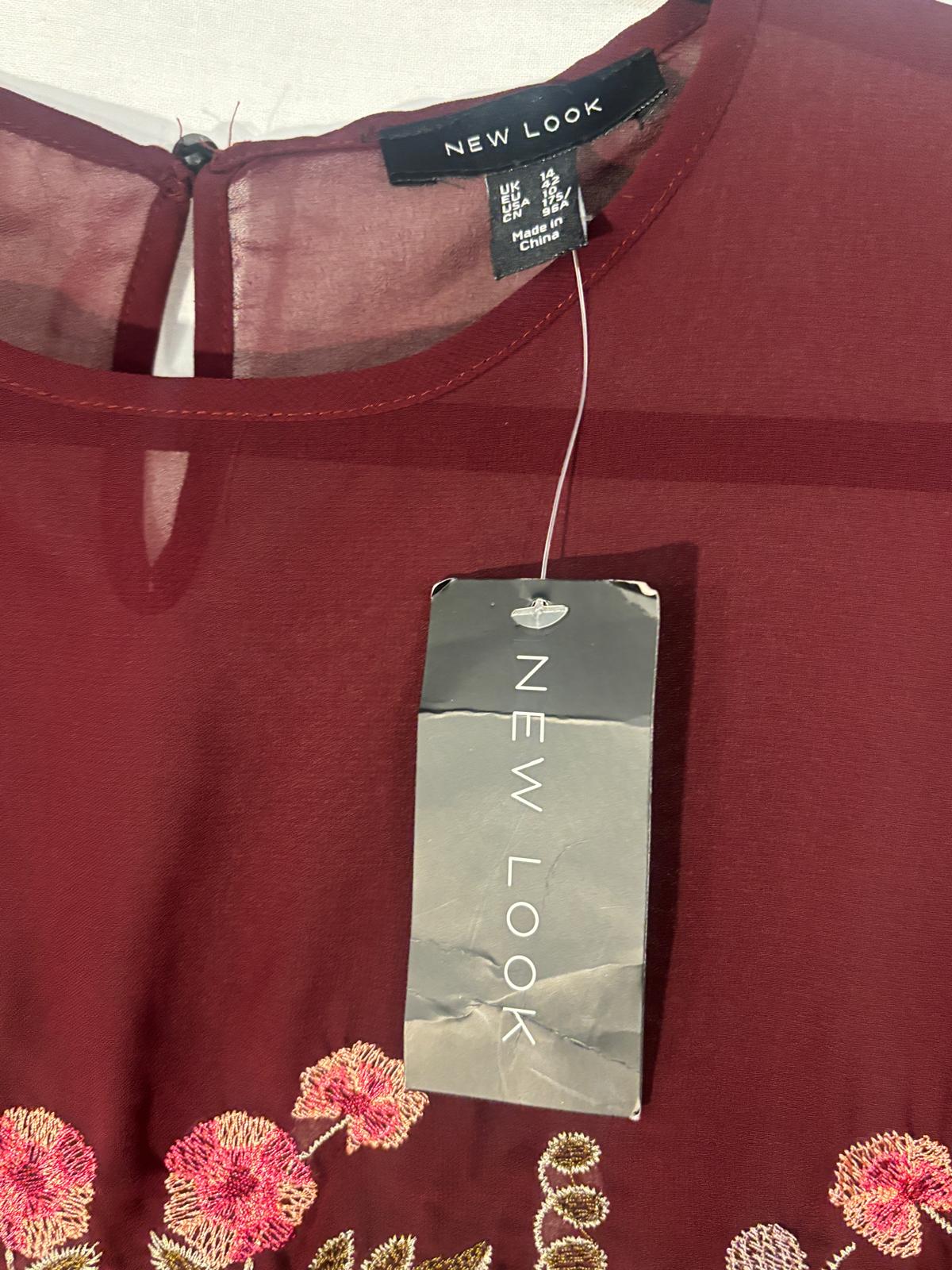 Blouse brodée New Look