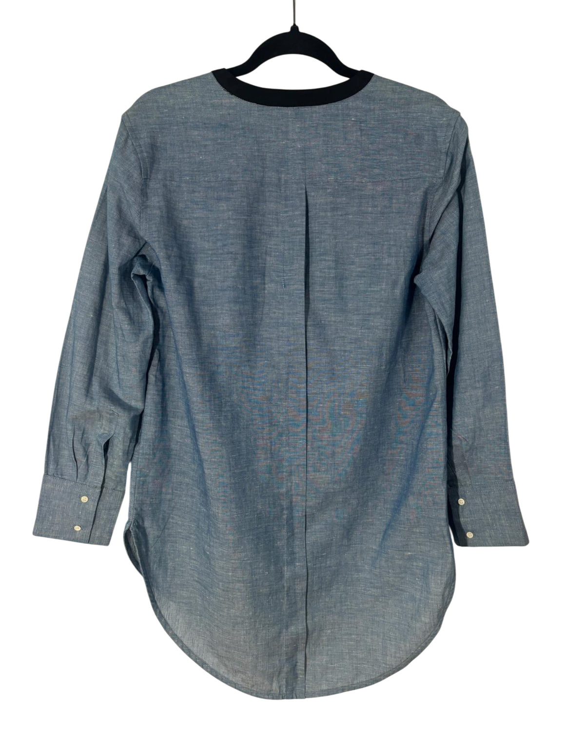 Blouse sandro bleu jean – taille 38/40 – seconde main femme – photo 2