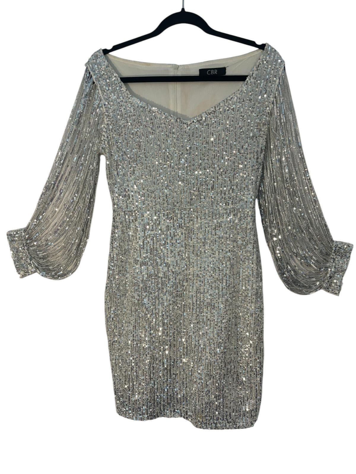 Robe cérémonoie à paillettes marque CBR