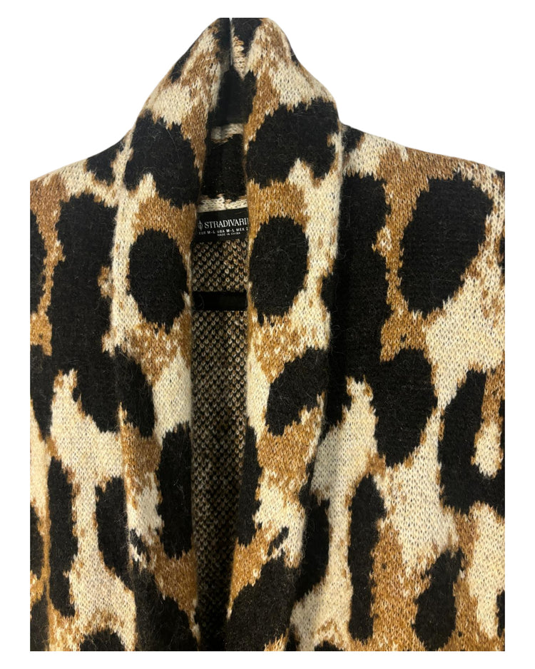 Manteau Stradivarius léopard – taille unique – seconde main femme – photo 5