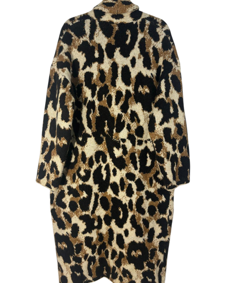 Manteau Stradivarius léopard – taille unique – seconde main femme – photo 4