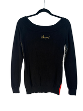 Pullover fantaisie Desigual noir – taille S – seconde main femme – photo 2