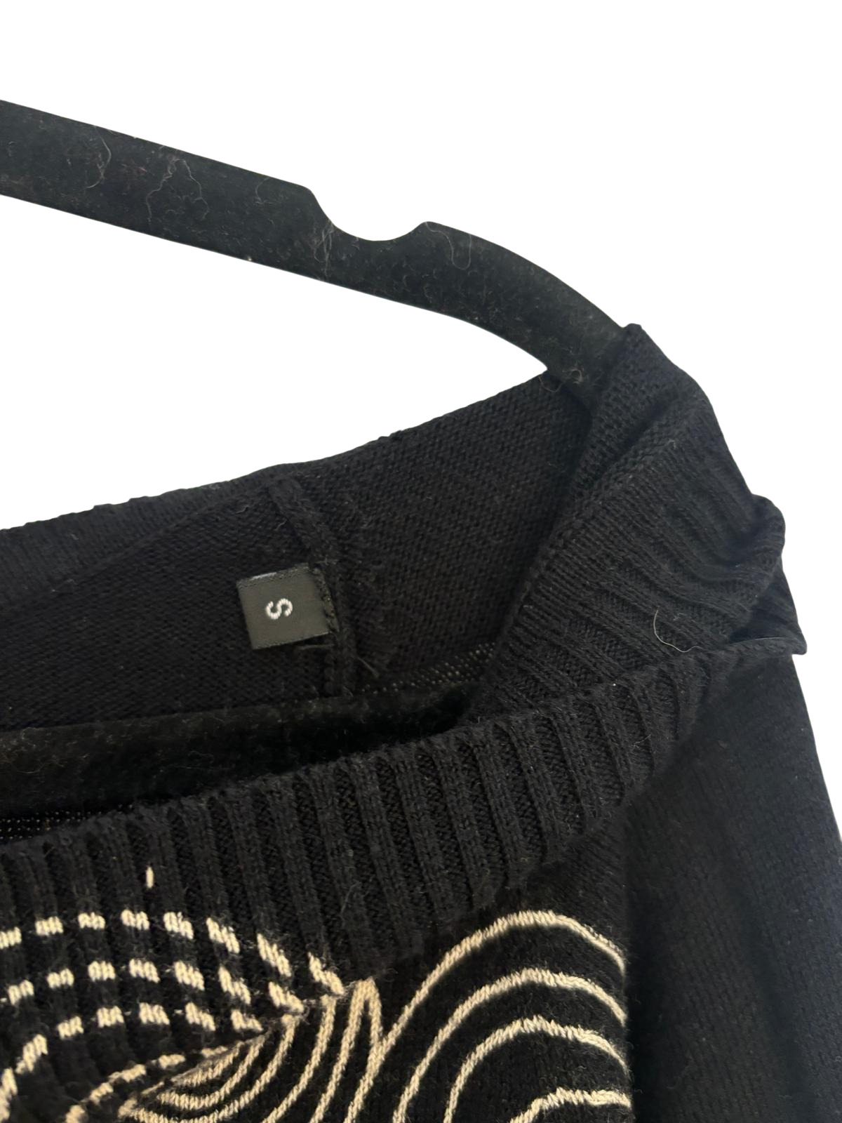 Pullover fantaisie Desigual noir – taille S – seconde main femme – photo 6