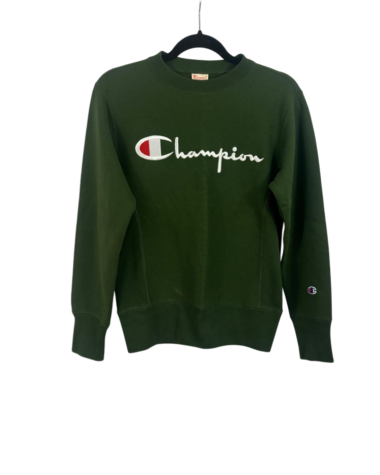 Sweat Champion vert sapin – taille XS – seconde main femme – photo 2