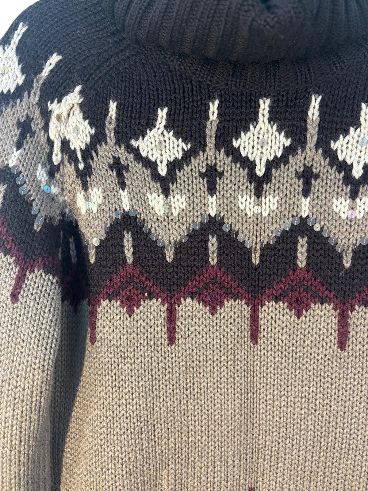 Pull col roulé marque caroll