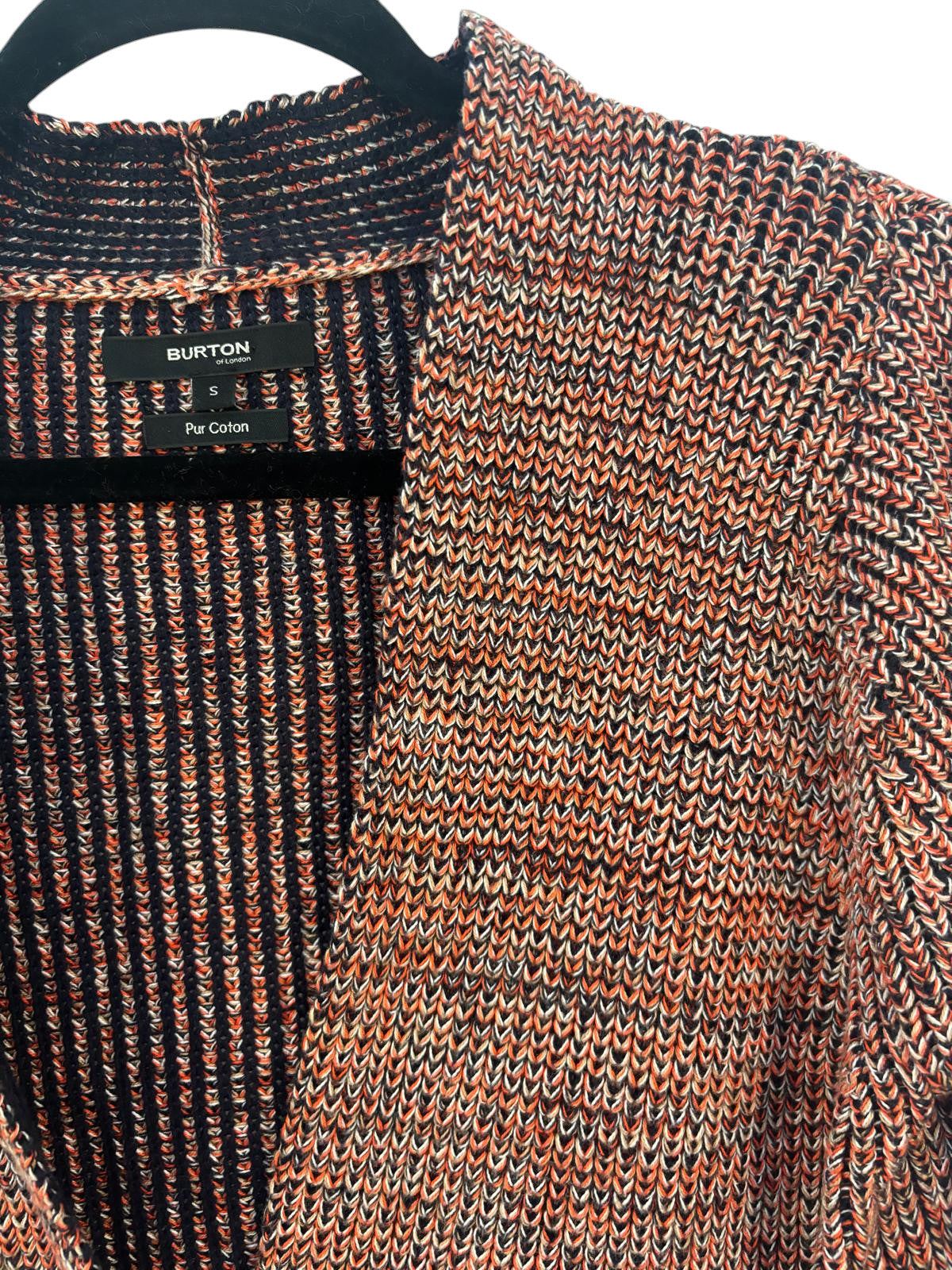 Cardigan en maille coton marque Burton