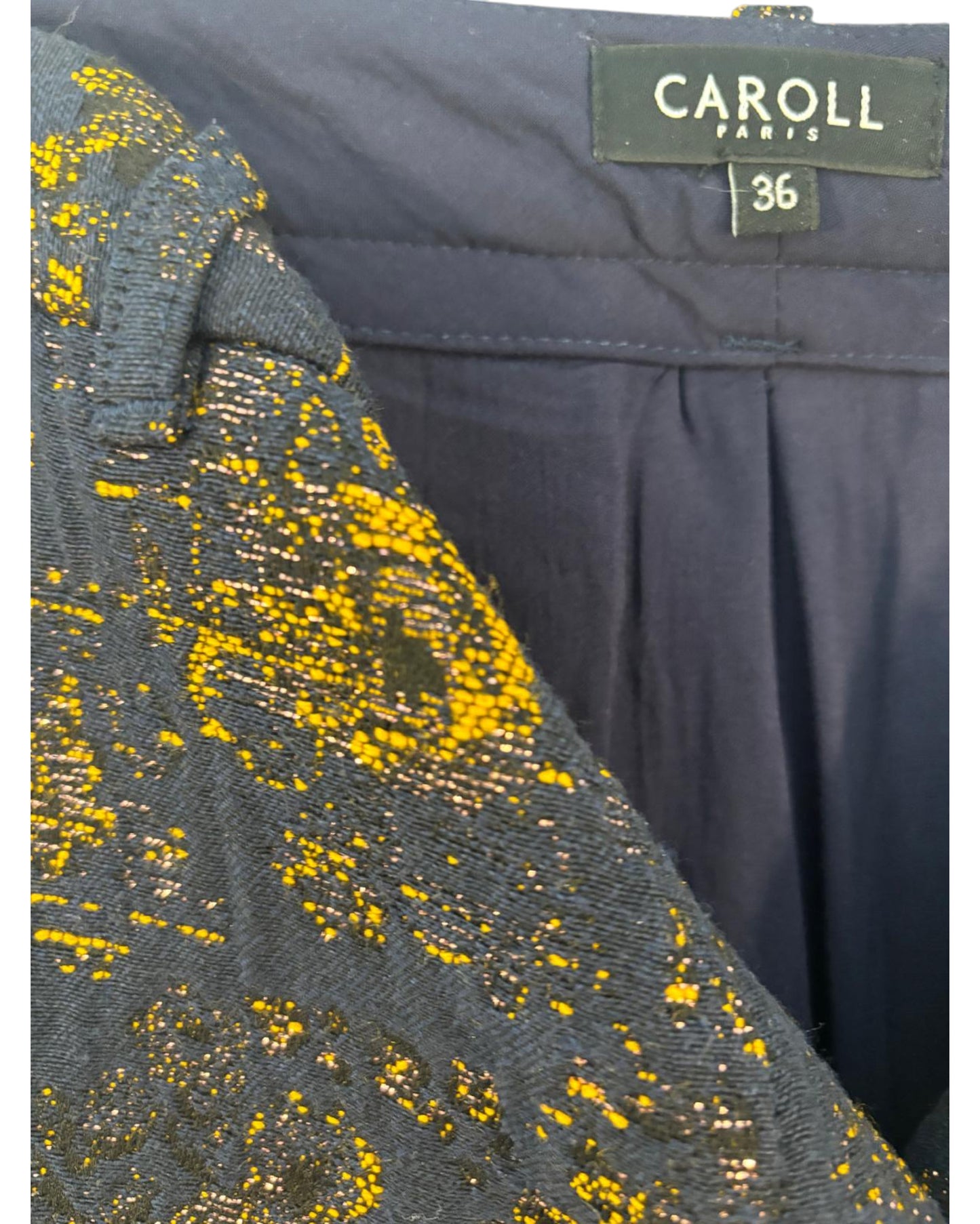 Pantalon imprimé vintage marque Caroll