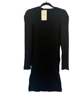 Robe boutonnée en maille de Kaylla noire – taille M/L – seconde main femme – photo 2