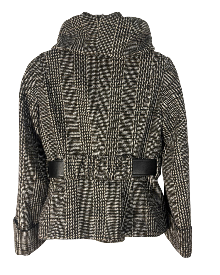 Manteau Zara noir et gris – taille L/M – seconde main femme – photo 4