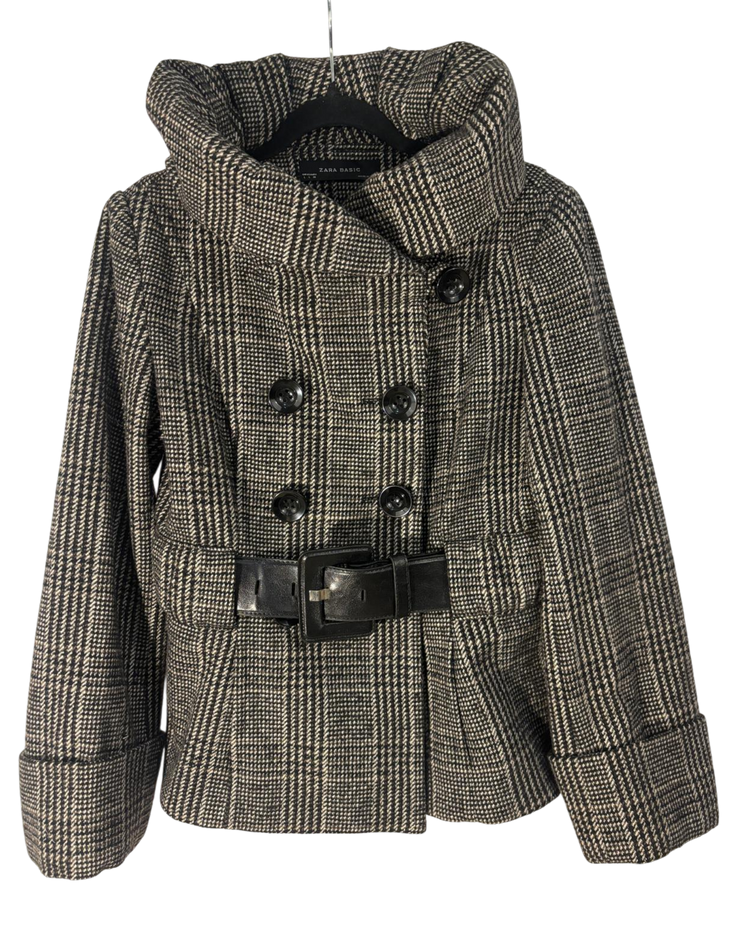 Manteau Zara noir et gris – taille L/M – seconde main femme – photo 3