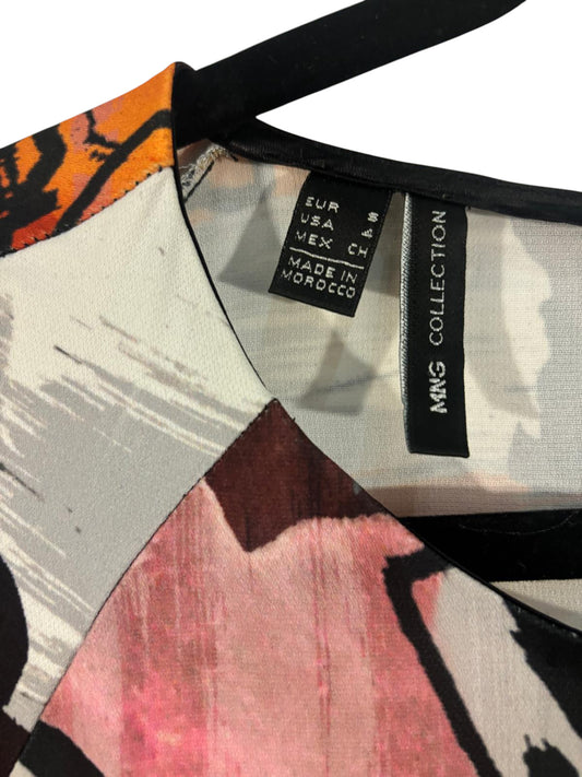 Robe mi-longue bohème Mango