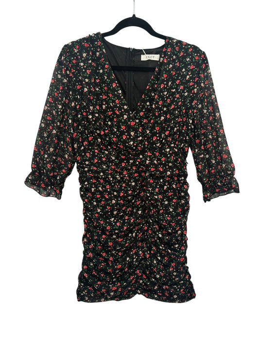 Robe col V  imprimé floral