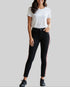 Jean skinny Zara noir et rouge – taille XS – seconde main femme