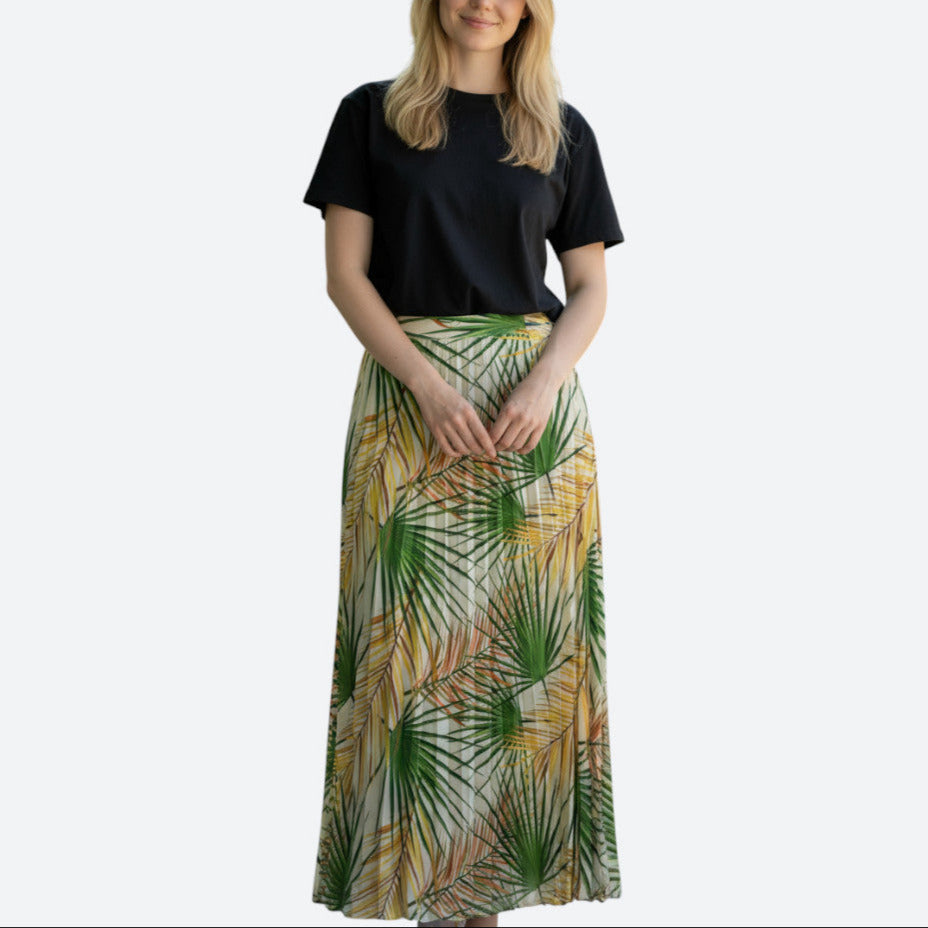 Jupe longue tropicale