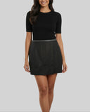 Mini-jupe  noire  Nafnaf