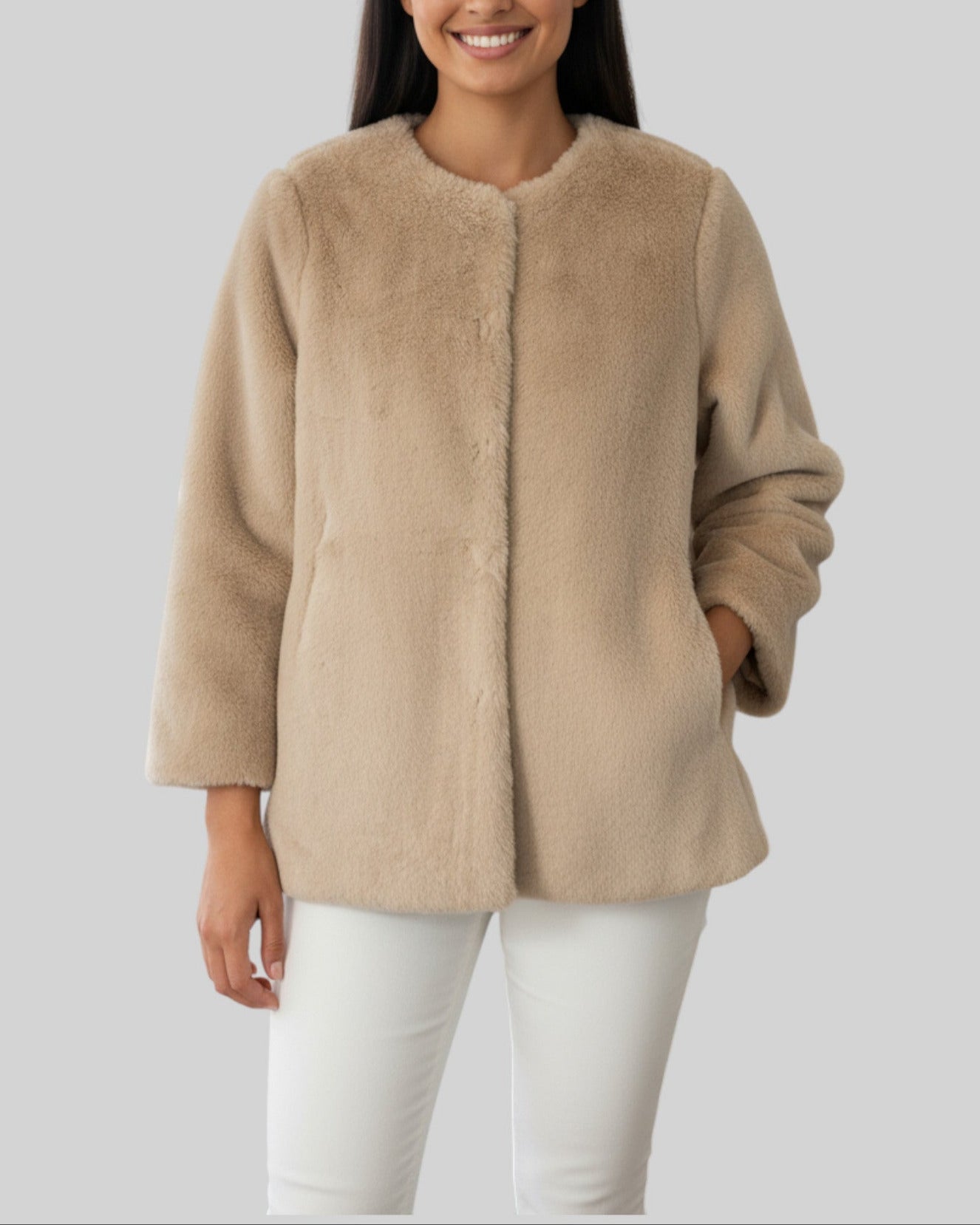 Manteau teddy Stradivarius
