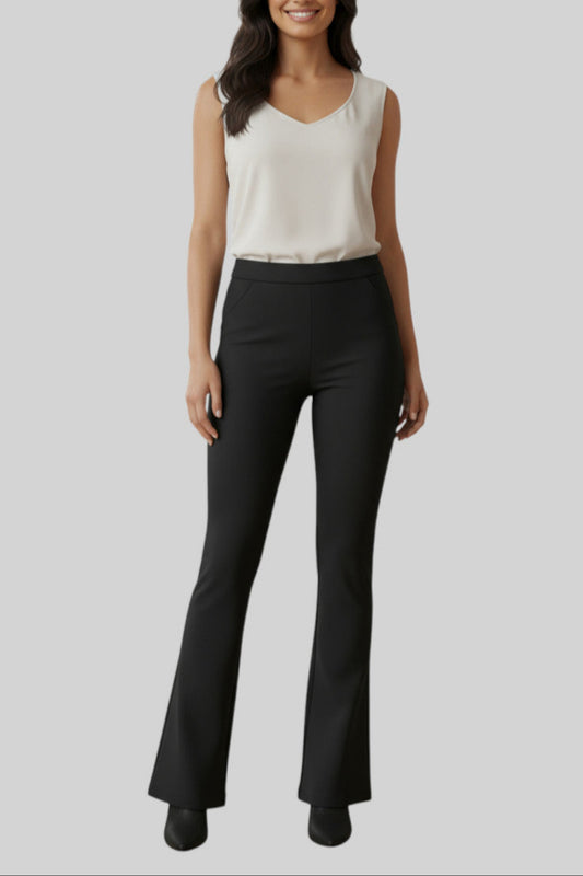 Pantalon coupe éléphant Zara