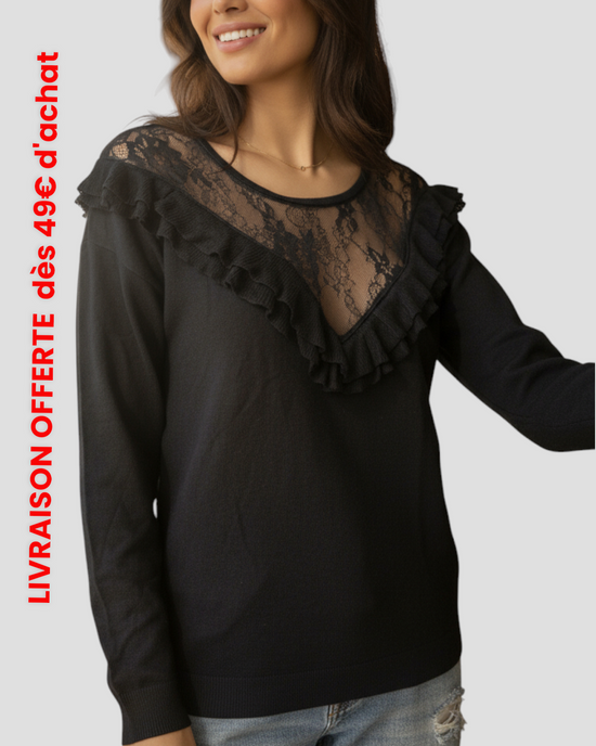 Pull marque Morgan
