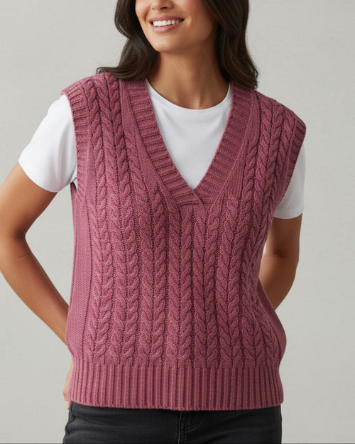 Pull sans manche Made in Italy