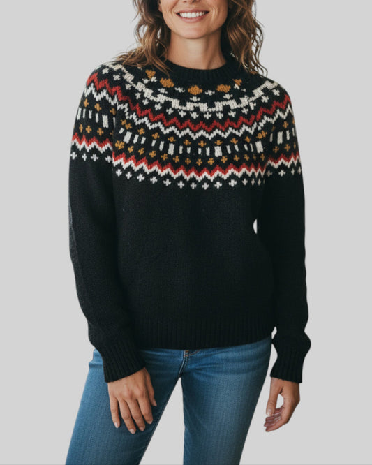 Pull bohème vintage