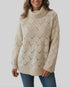 Pull col roulé Promod beige – taille XL/L/M – seconde main femme