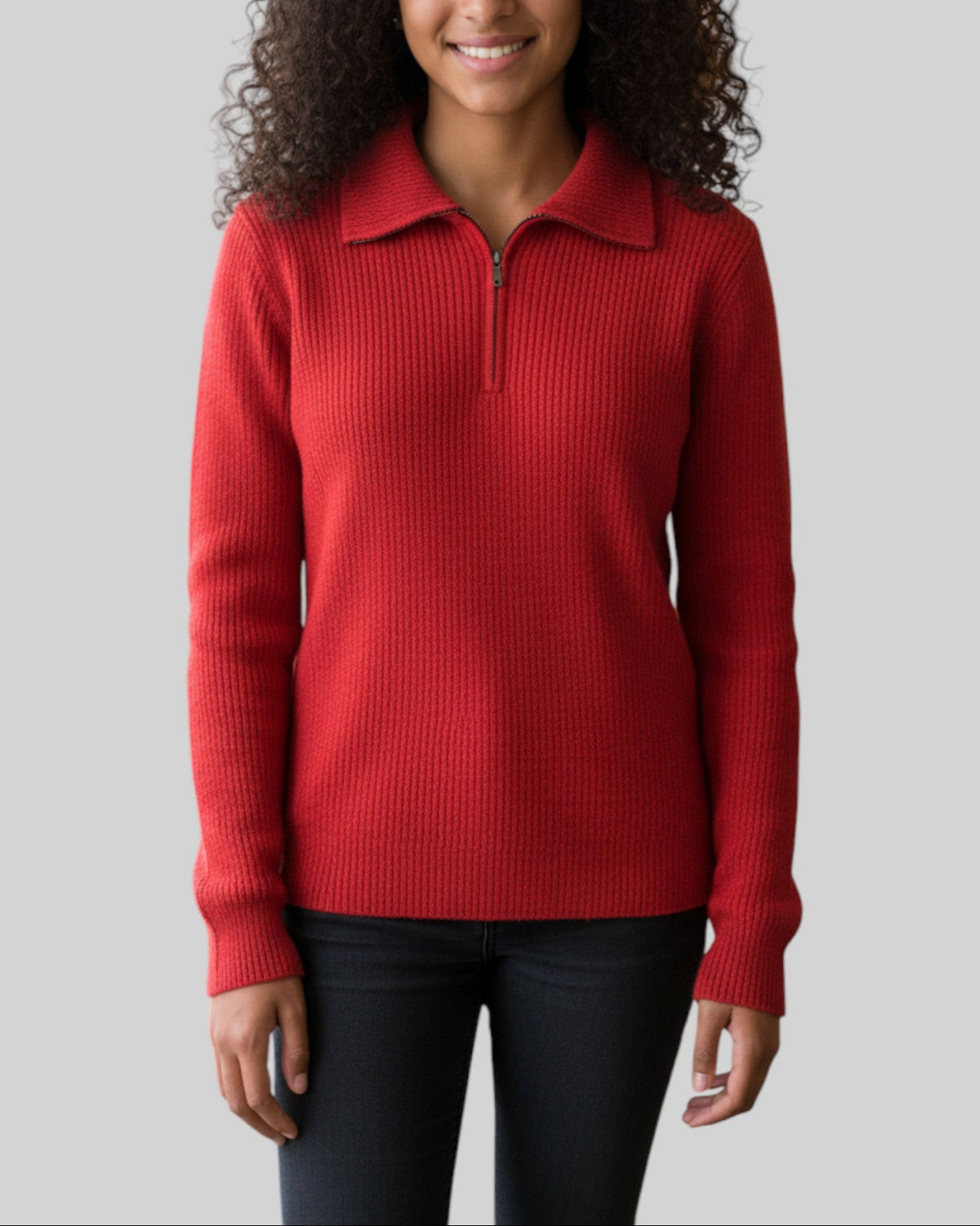 Pull léger Honey rouge – taille XS – seconde main femme
