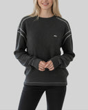 Pull noir vintage Quiksilver