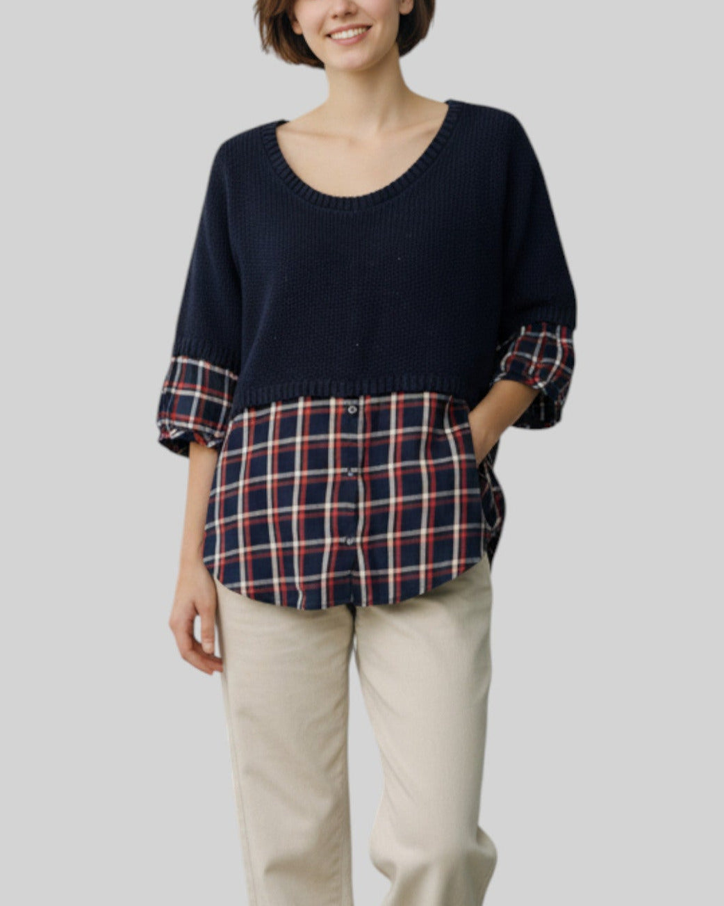 Pull chemise marque Patrice Bréal